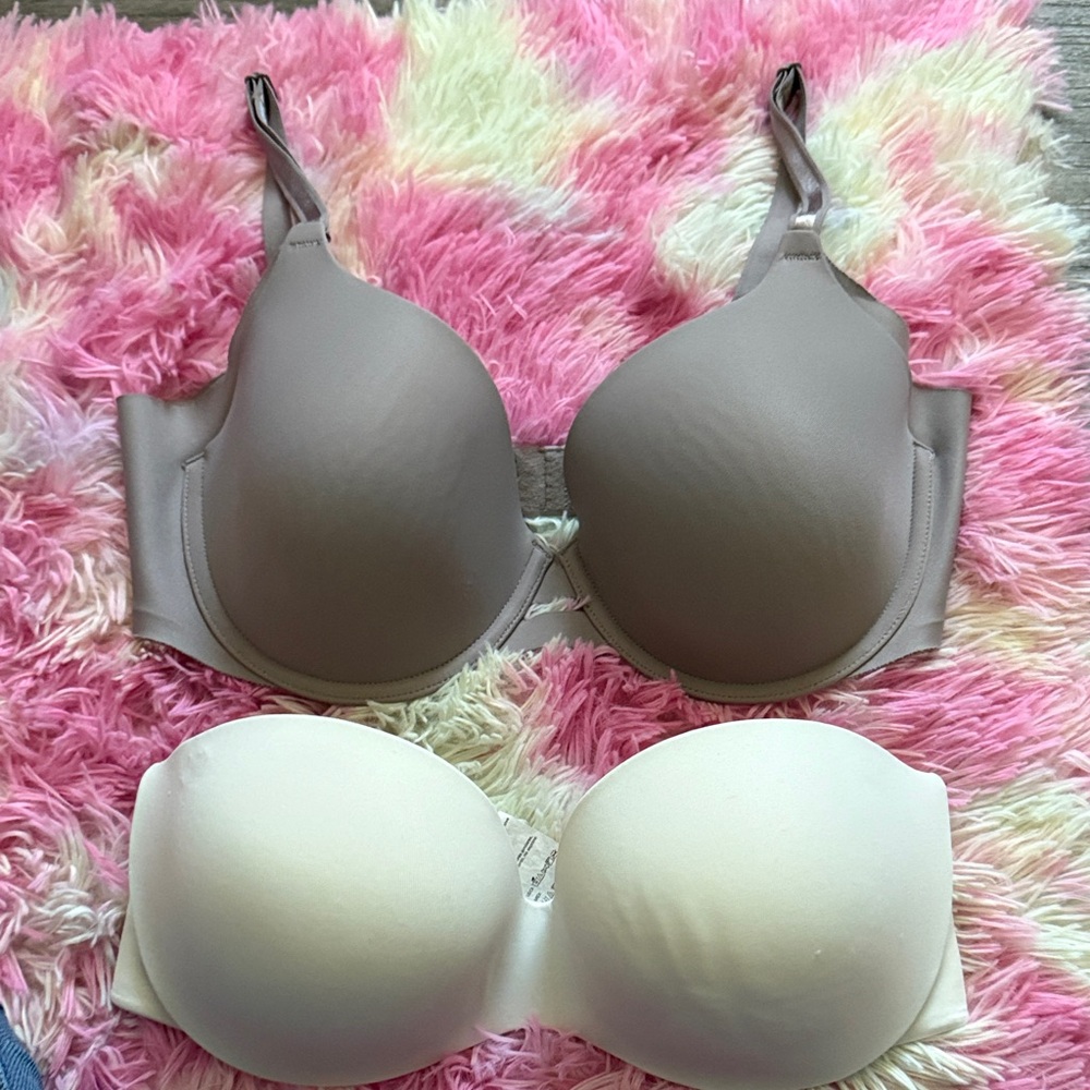 Warner's Comfort Bras - Tan and Cream